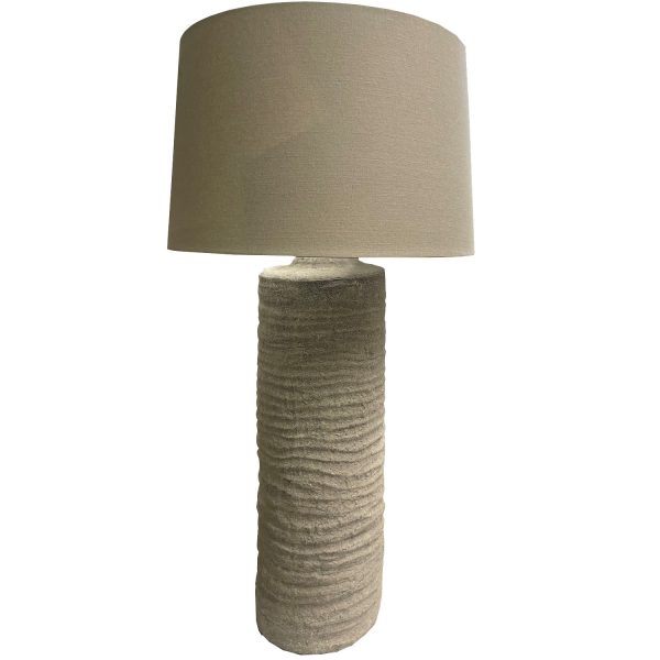 Tall Tuscan Grey Lamp | Bed Sava