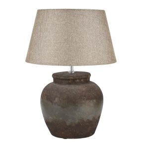 Castello Aged Stone Ceramic Table Lamp | Bed Sava