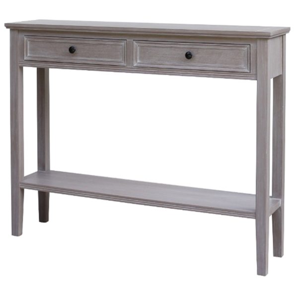 The Serene Collection Two Drawer Console Table | Bed Sava