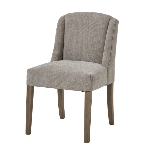 Crompton Woven Taupe Dining Chair | Bed Sava