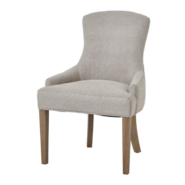 Brockham Oatmeal Twill Dining Chair | Bed Sava