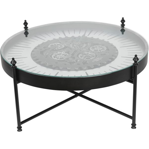 Palladium Coffee Table Wall Clock with Moving Dials | Bed Sava