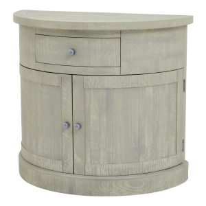 Saltaire Collection Half Moon 2 Door Cupboard With Drawer | Bed Sava