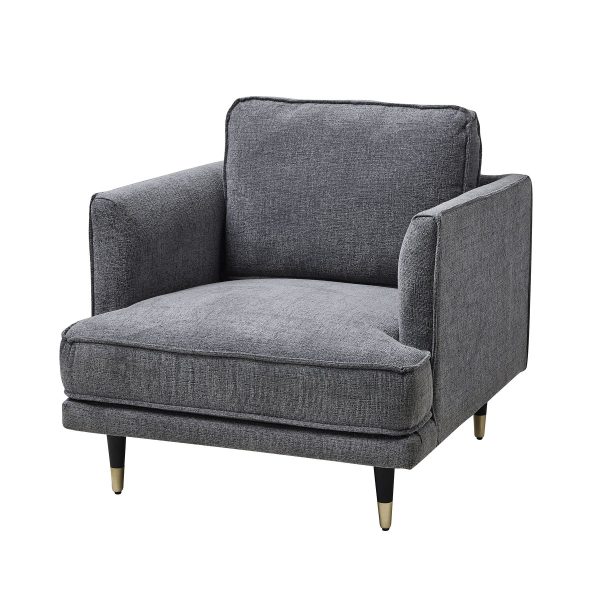 Richmond Grey Large Arm Chair | Bed Sava