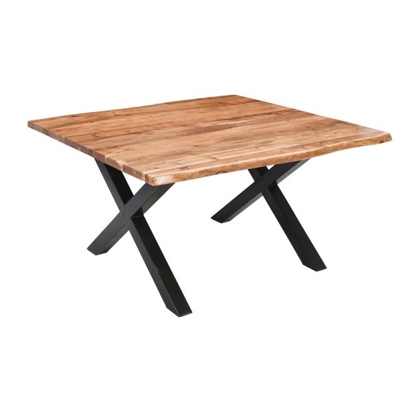 Live Edge Collection Large Square Dining Table | Bed Sava