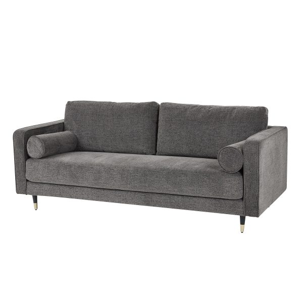 Hampton Grey Large Sofa | Bed Sava