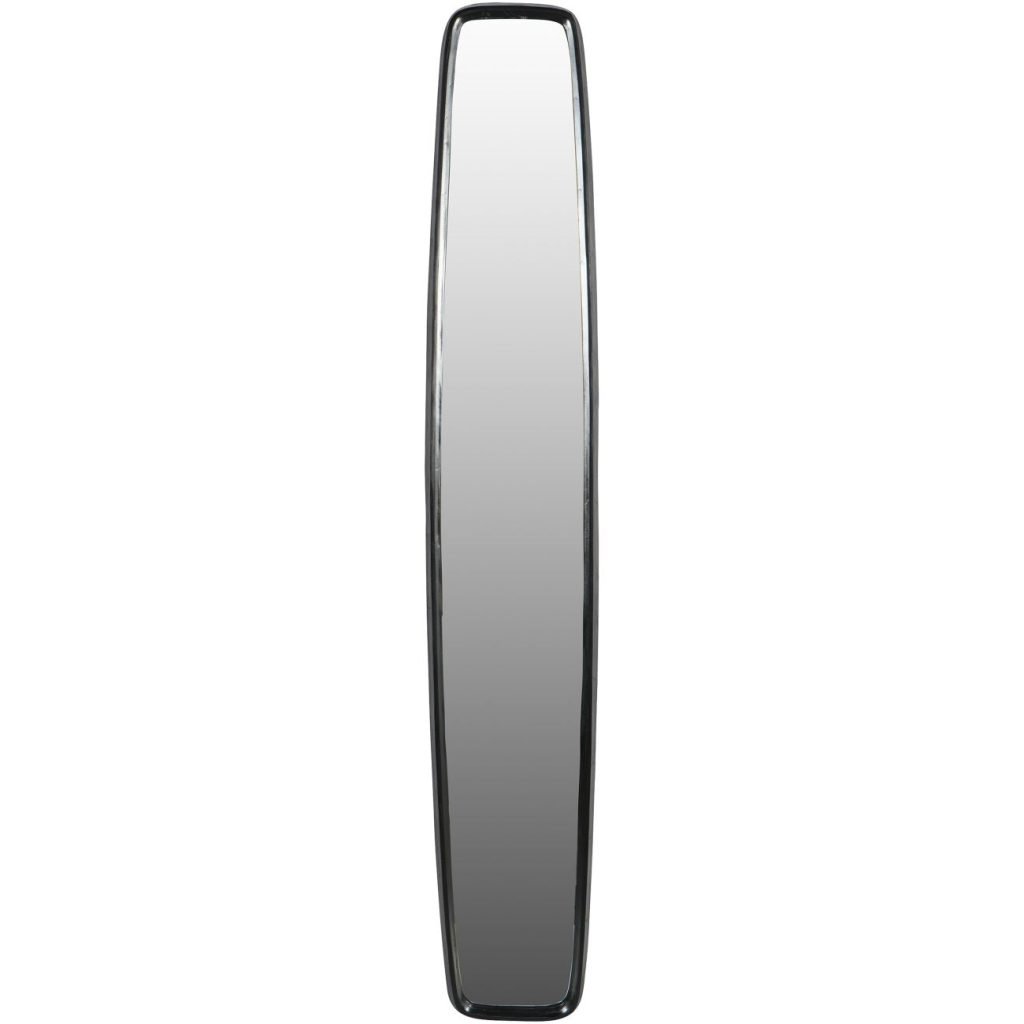 Lloyd Dark Graphite Textured Aluminium Mirror
