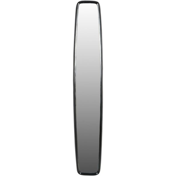 Lloyd Dark Graphite Textured Aluminium Mirror | Bed Sava