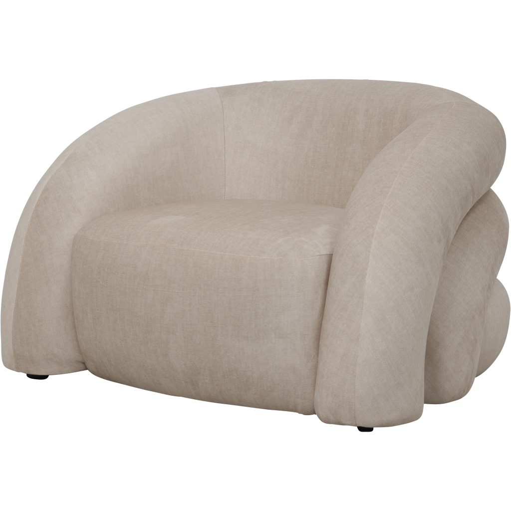 Casa Upholstered Curved Snug Chair