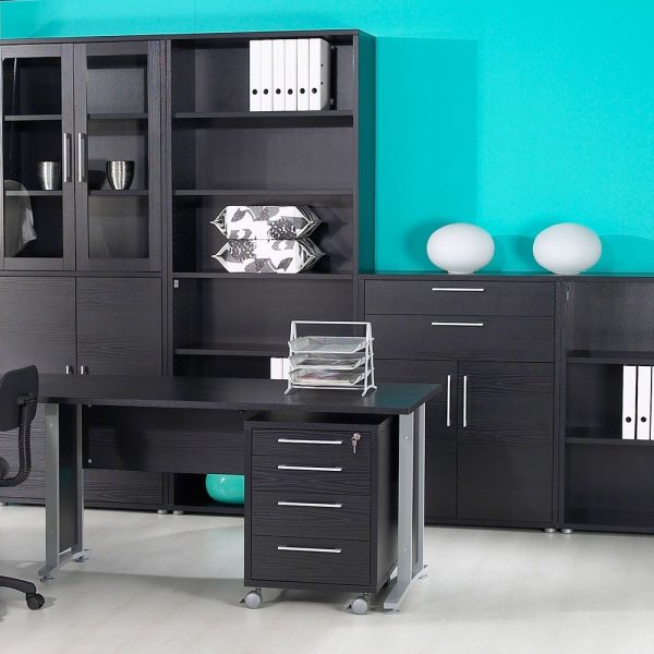 Prima Bookcase 1 Shelf With 2 Drawers 2 Doors | Bed Sava
