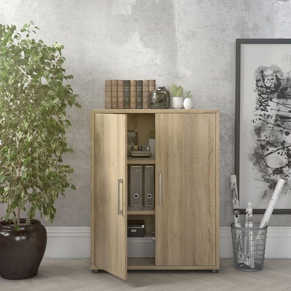 Prima Bookcase 2 Shelves with 2 Doors | Bed Sava