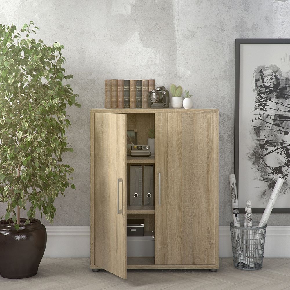 Prima Bookcase 2 Shelves with 2 Doors