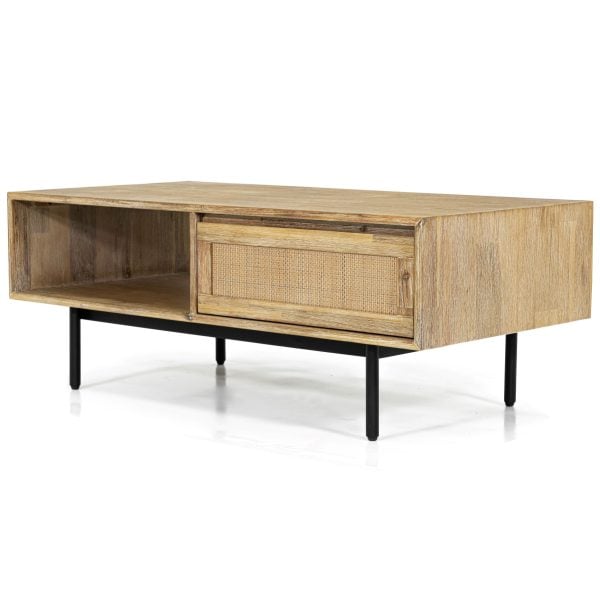 Maddox Coffee Table with Drawer | Bed Sava
