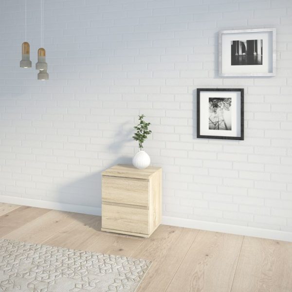 Nova Bedside 2 Drawer | Bed Sava