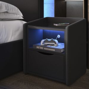 Re charge 1 Drawer Bedside Cabinet | Bed Sava