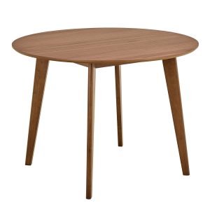 Roxby Round Dining Table in Walnut | Bed Sava