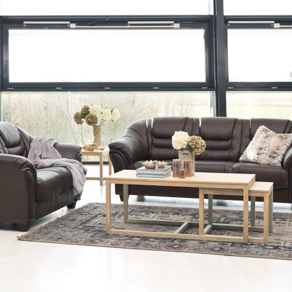 Cornus Coffee Table in Oak Set of 4 | Bed Sava
