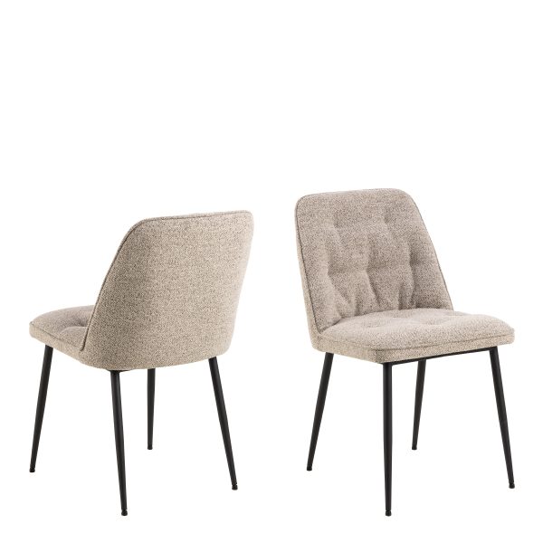 Brooke Dining Chair Set of 2 | Bed Sava