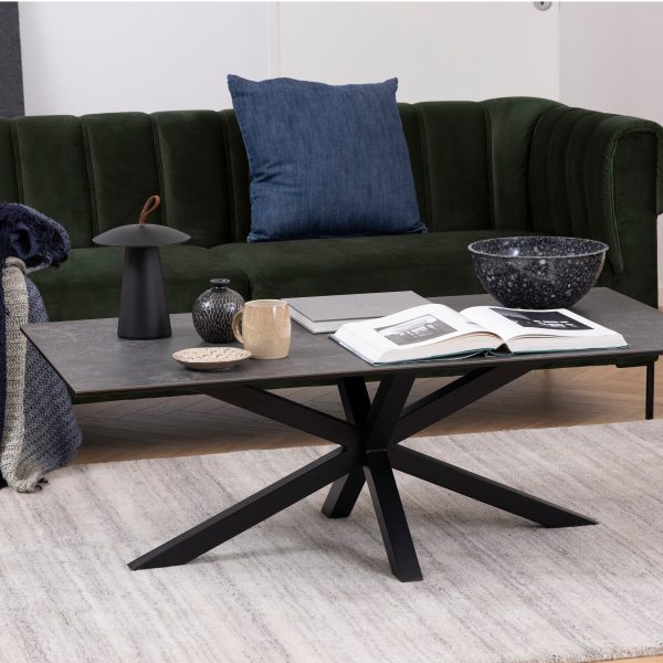 Heaven Ceramic Coffee Table in Black | Bed Sava