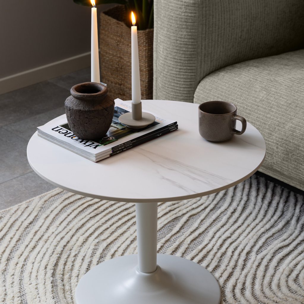 Malta Ceramic Round Coffee Table
