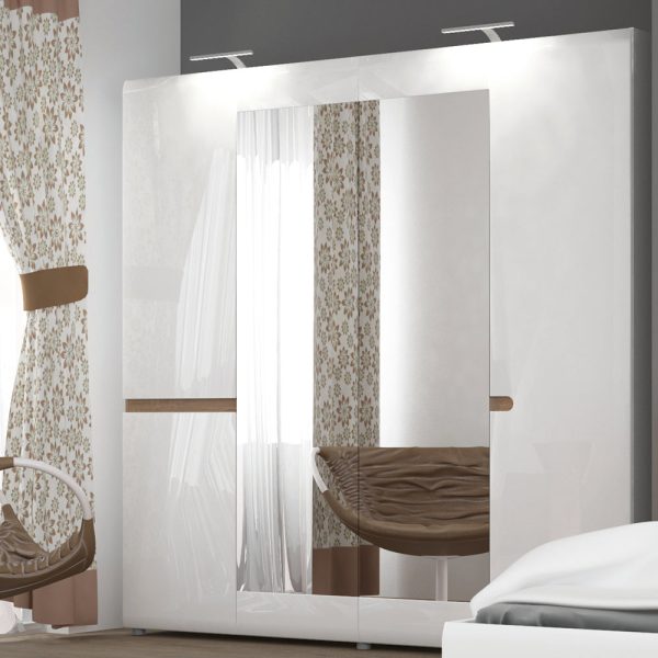Cabinet Light Slim light fitting for wardrobes inc GB plug | Bed Sava