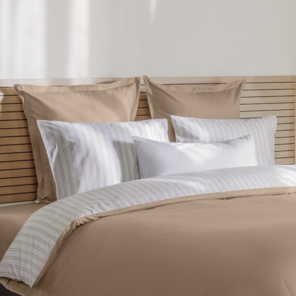 Emma Bed Linen Pillowcase Percale 200 TC 050×070 Reversible | Bed Sava