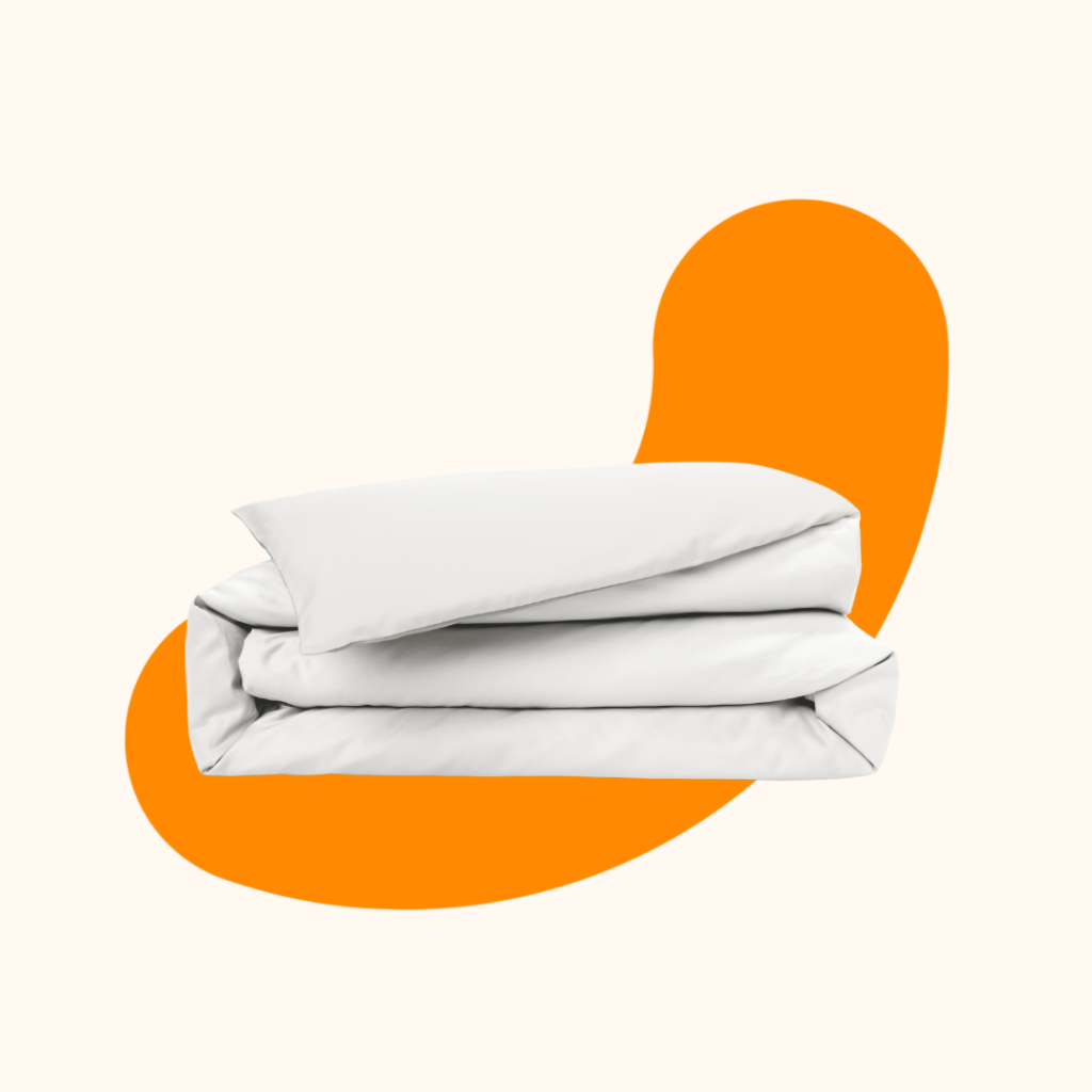 Emma Bed Linen Duvet Cover Sateen 300 TC 225×220 Plain | Bed Sava