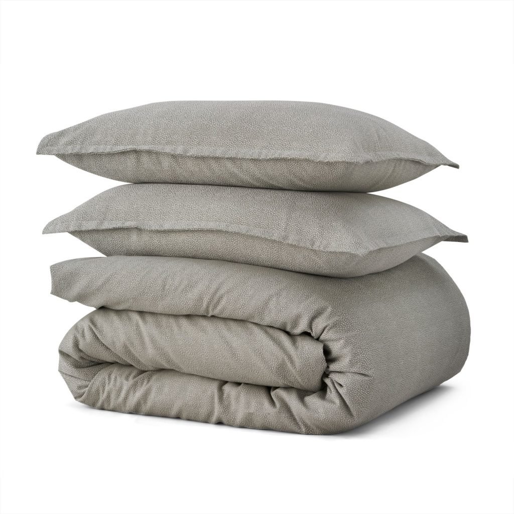Cotton Collection Soft Jacquard Bed Linen Set - Sage, Super King