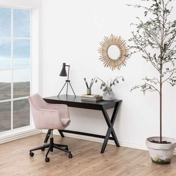 Writex Desk 1 Drawer in Black | Bed Sava