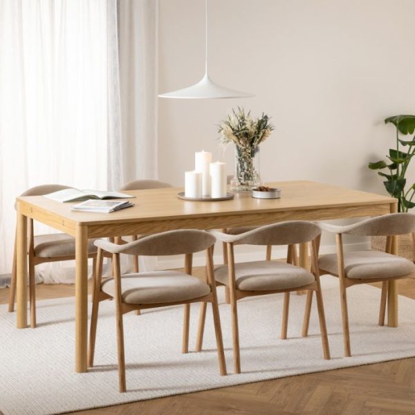 Atlantic Dining Table in Oak | Bed Sava