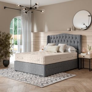 Hypnos Luxurious Earth 01 Divan Bed Set On Glides | Bed Sava