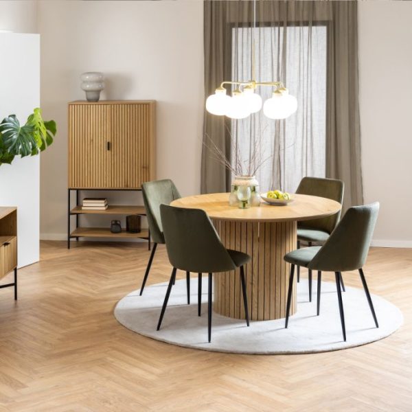 Yale Dining Table in Oak | Bed Sava