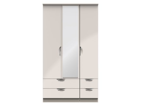 Merton 3 Door Hinged Wardrobe | Bed Sava