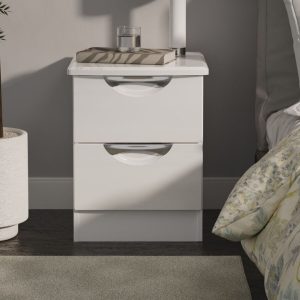 Merton 2 Drawer Bedside Table | Bed Sava