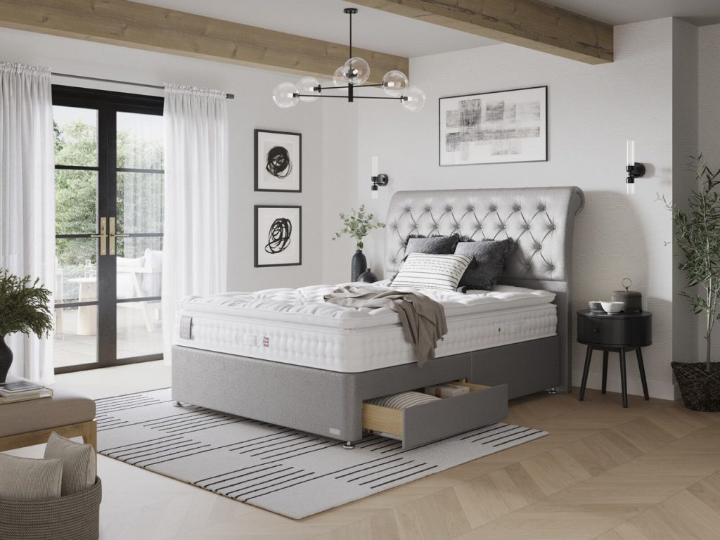 Staples & Co Artisan Decadence Divan Bed Set on Castors