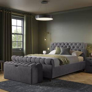 Penelope Upholstered Ottoman Bed Frame | Bed Sava