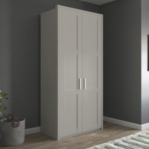Alster 2 Door Hinged Wardrobe | Bed Sava
