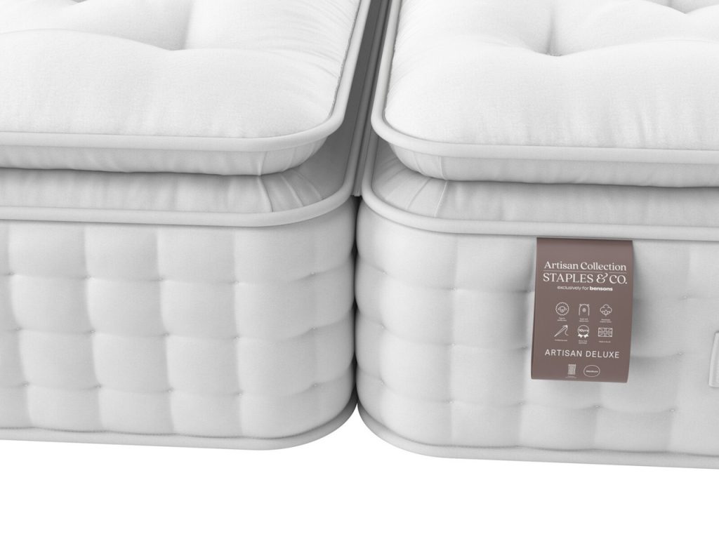 Staples  Co Artisan Deluxe REFURBISHED Zip  Link Mattress | Bed Sava