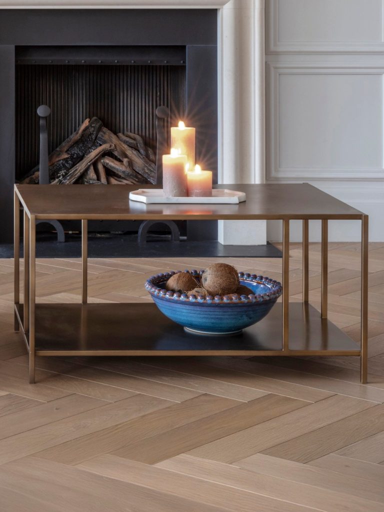 Brooks Coffee Table Brushed Champagne