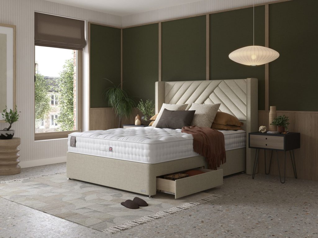 Staples  Co Artisan Splendour Divan Bed Set on Castors | Bed Sava