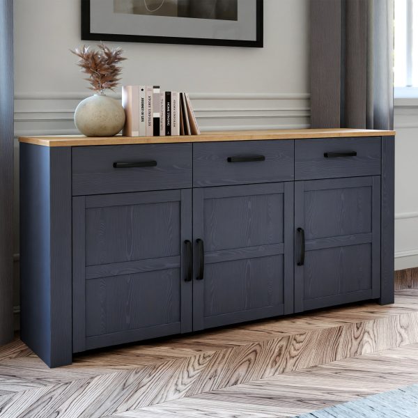 Bohol 3 Door 3 Drawer Sideboard | Bed Sava