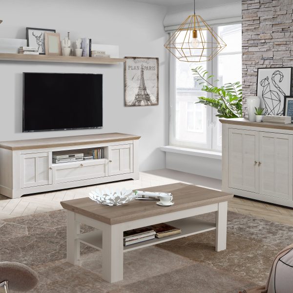 Illopa Coffee Table in Oak NelsonSnowy Oak | Bed Sava