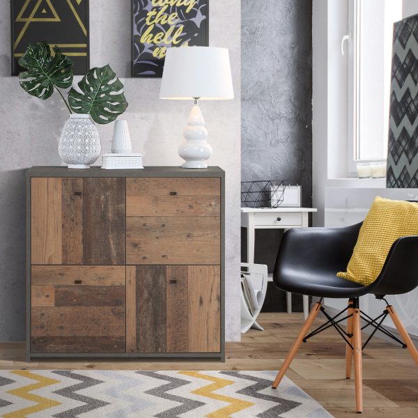 Best Chest Storage Cabinet with 4 Doors | Bed Sava