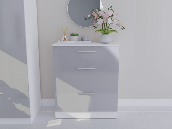 Latina 3 Drawer Deep Chest | Bed Sava