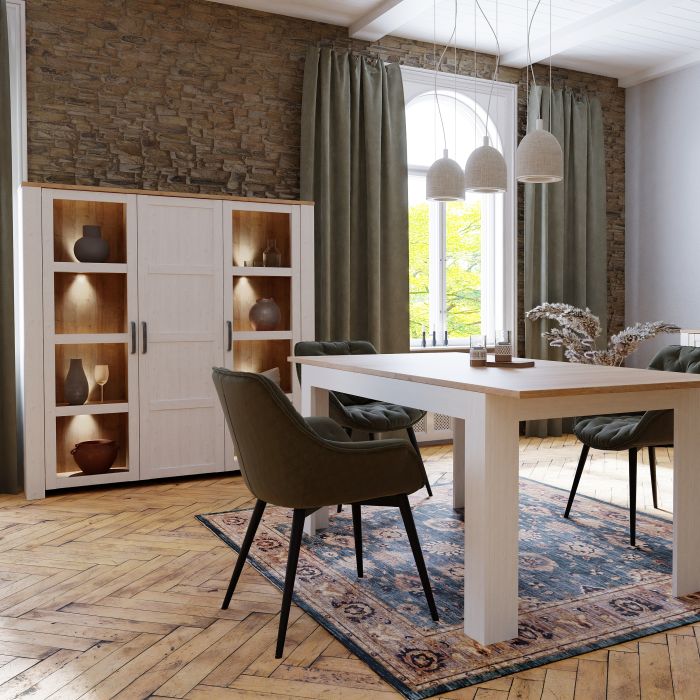 Bohol 3 Door Large Display Cabinet
