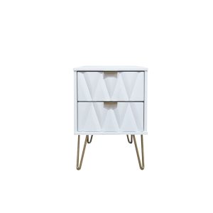 Bexley 2 Drawer Bedside Table | Bed Sava