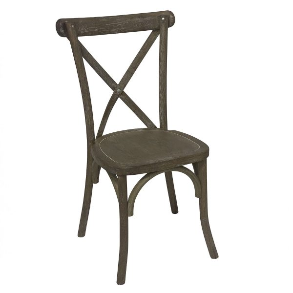 Light Oak Cross Back Dining Chair | Bed Sava