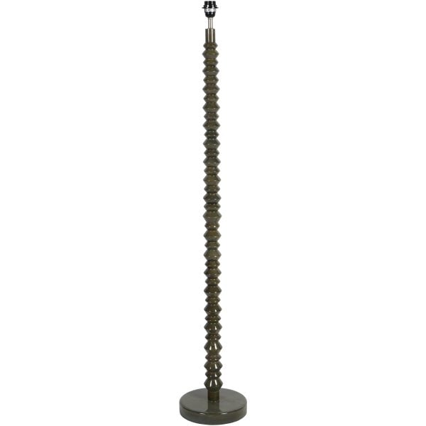 Lacquer Floor Lamp Base Olive With 16 Shade | Bed Sava