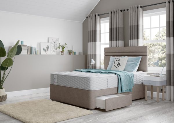 Sealy Burlington Back Care Extra Firm Divan Set | Bed Sava