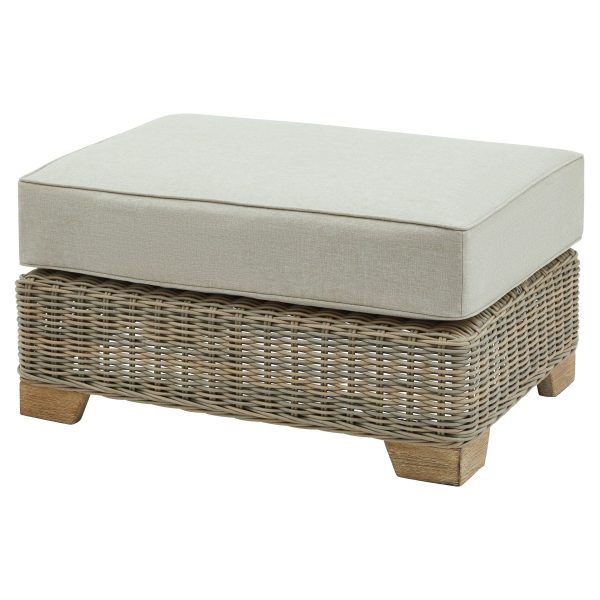Capri Collection Outdoor Foot Stool | Bed Sava